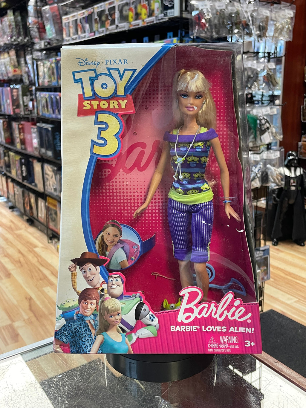 Barbie Loves Alien #R9297 (Barbie, Toy Story 3, Mattel) SEALED product image 1, provided for visual reference and product