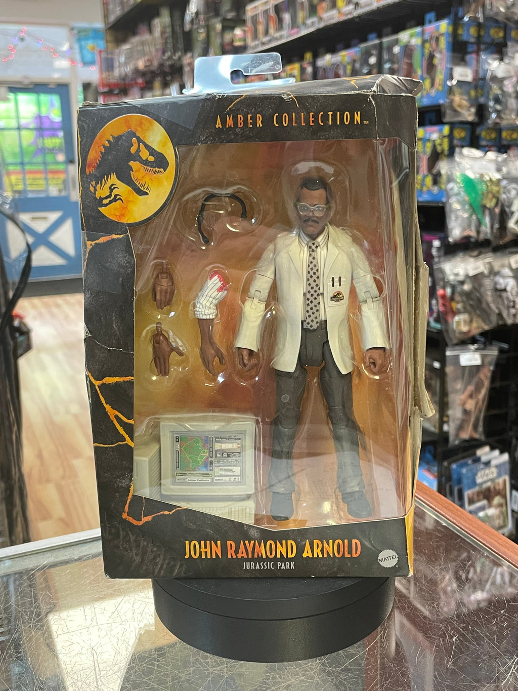 John Raymond Arnold (Jurassic Park, Amber Collectio) **NEW** product image 1, provided for visual reference and product