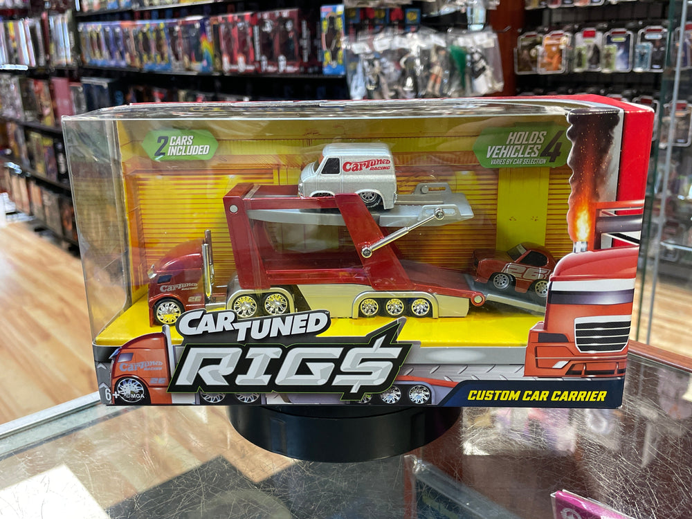 69 Pontiac GTO & 79 GMC Vandura (Car Tuned Rigs Die-Cast Car Carrier, MGA) SEALED