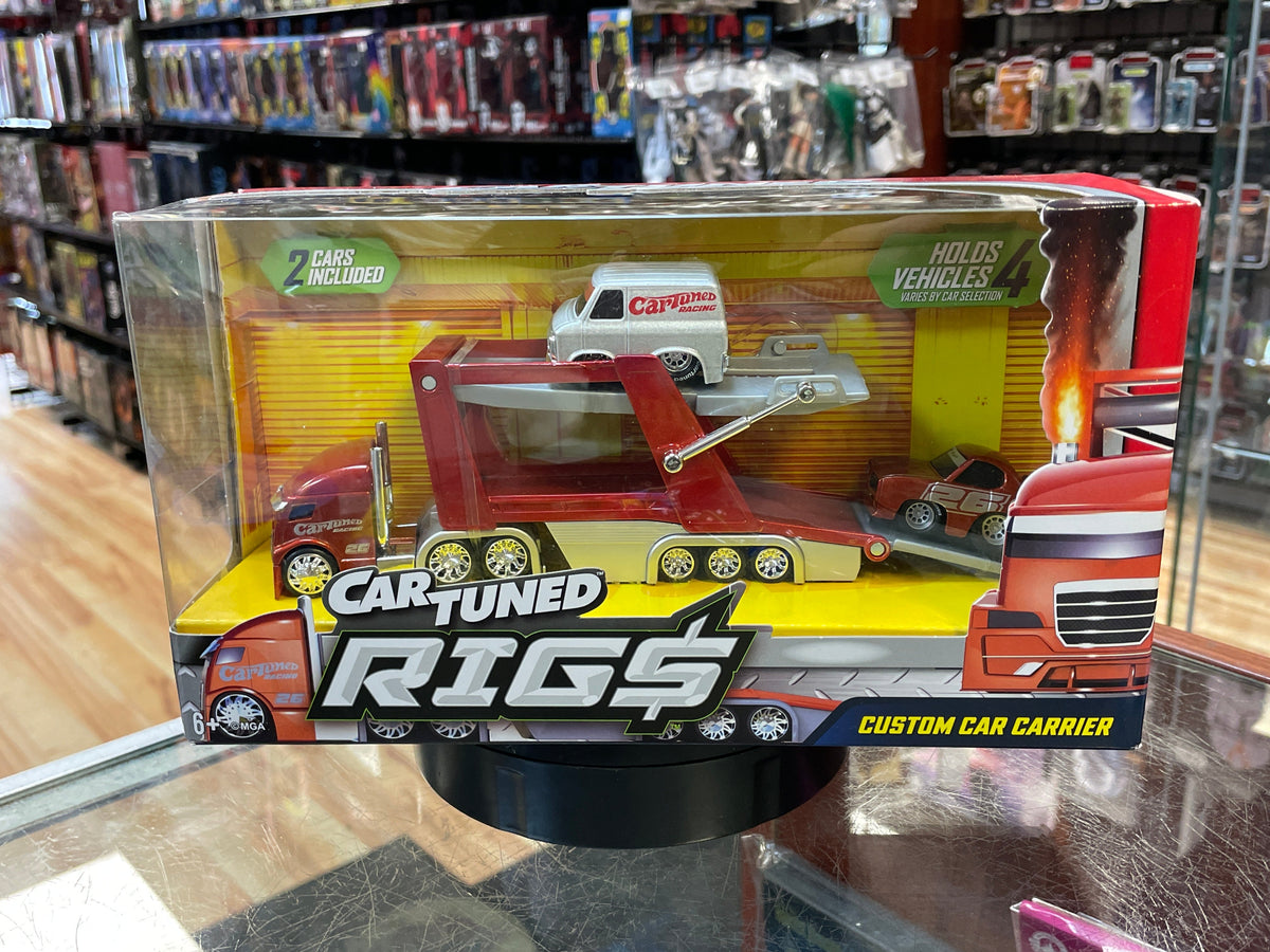 69 Pontiac GTO & 79 GMC Vandura (Car Tuned Rigs Die-Cast Car Carrier, MGA) SEALED product image 1, provided for visual