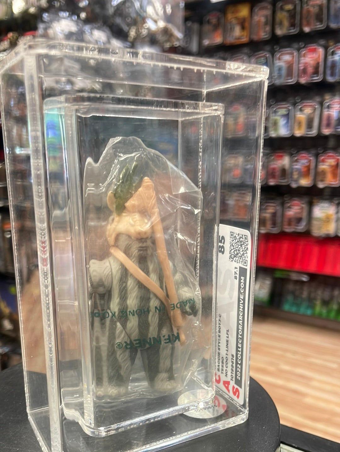 Bagged ROTJ Teebo No COO (Vintage Star Wars, Kenner) CAS Graded 85 product image 2, provided for visual reference and