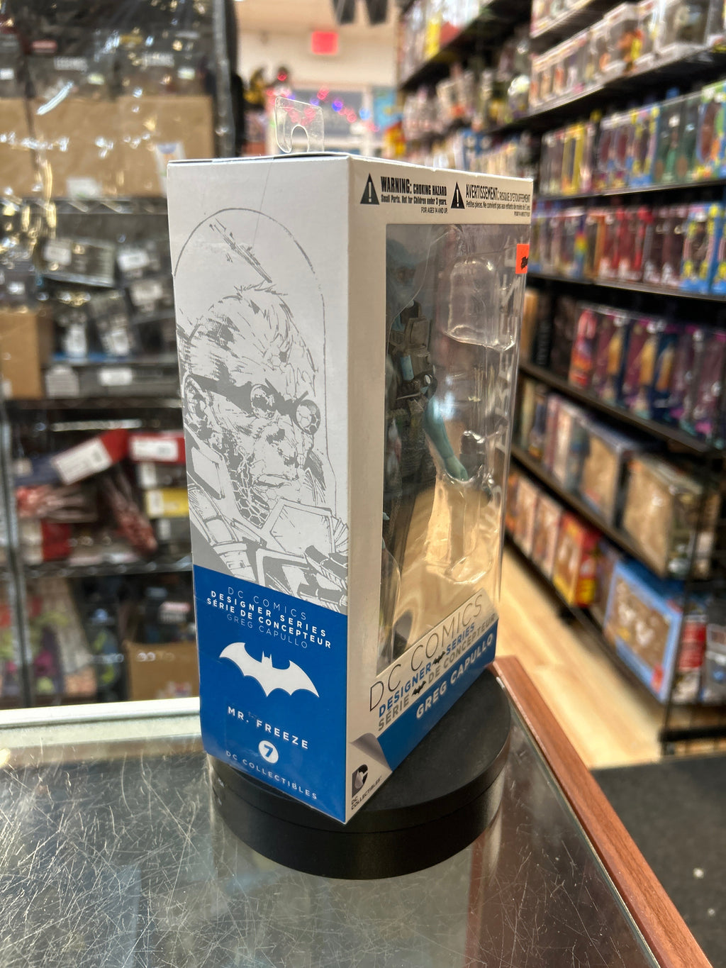 Mr Freeze -Greg Capullo- (DC Direct, Designer Series) **SEALED** product image 2, provided for visual reference and product