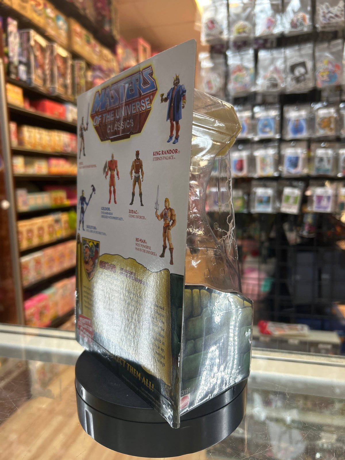 Geldor (Mattel, Classics, MOTU) **SEALED** product image 3, provided for visual reference and product detail review