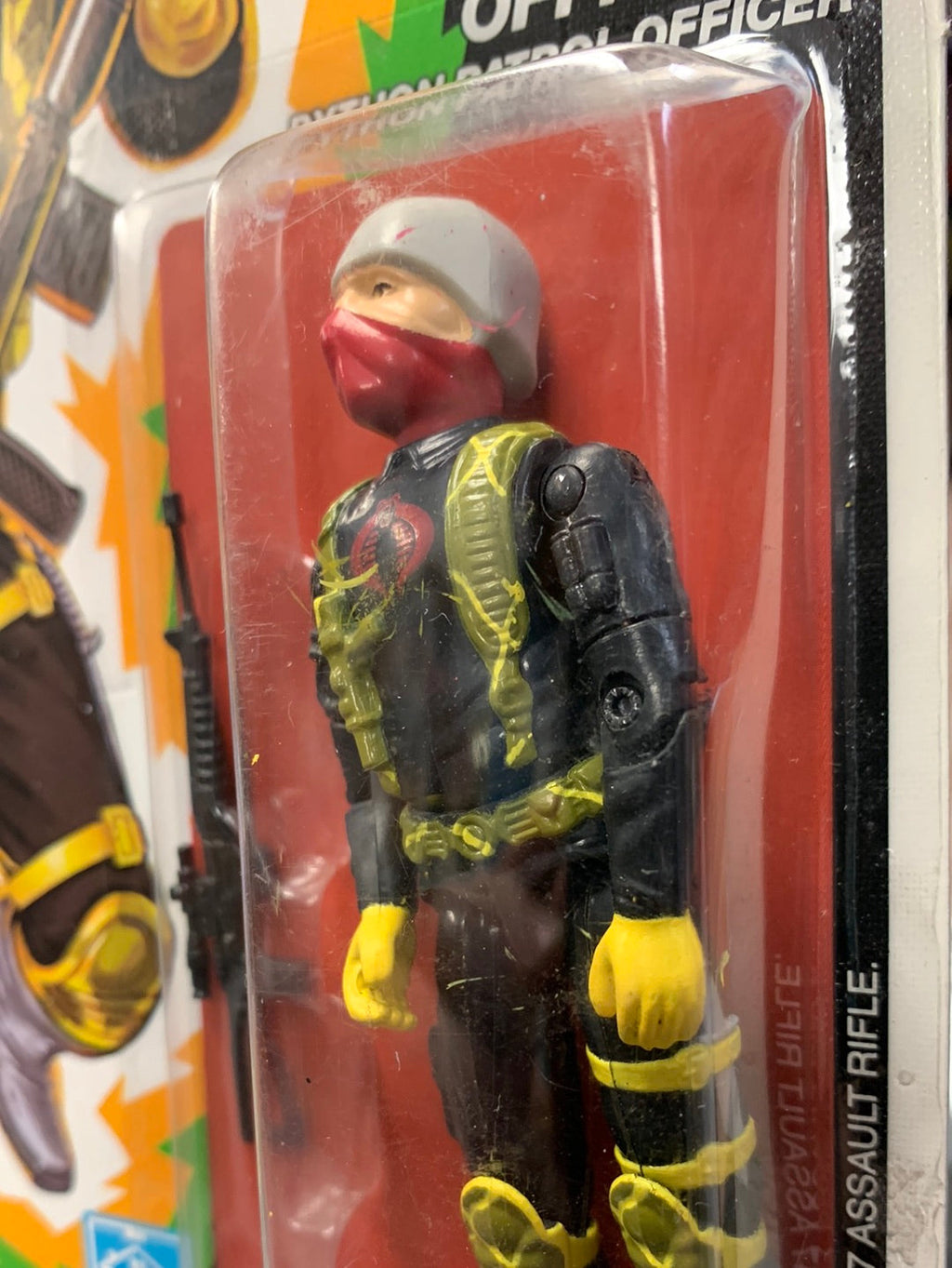 Python Patrol Python Patrol Officer AA (Vintage GI Joe, Hasbro) Sealed product image 10, provided for visual reference and