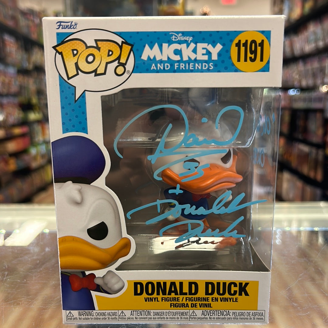 Donald Duck signed by Daniel Ross (Funko, Disney) *JSA* product image 2, provided for visual reference and product detail