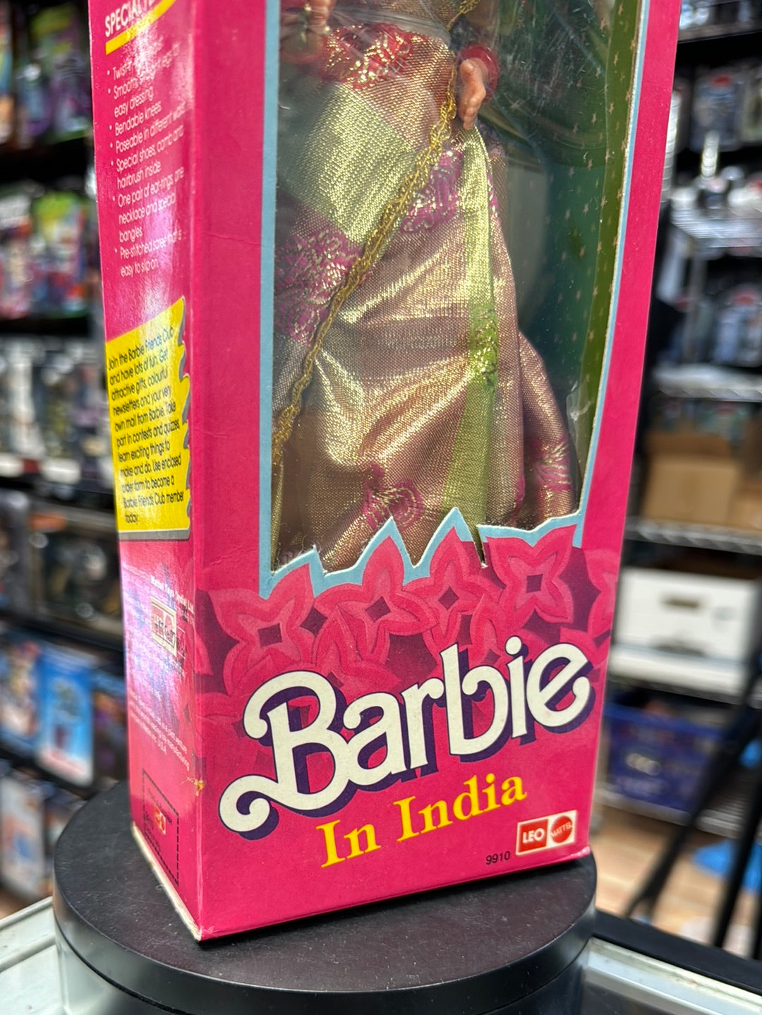 Gold Dress Barbie In India 9910 (Vintage Barbie, Leo Mattel) product image 4, provided for visual reference and product