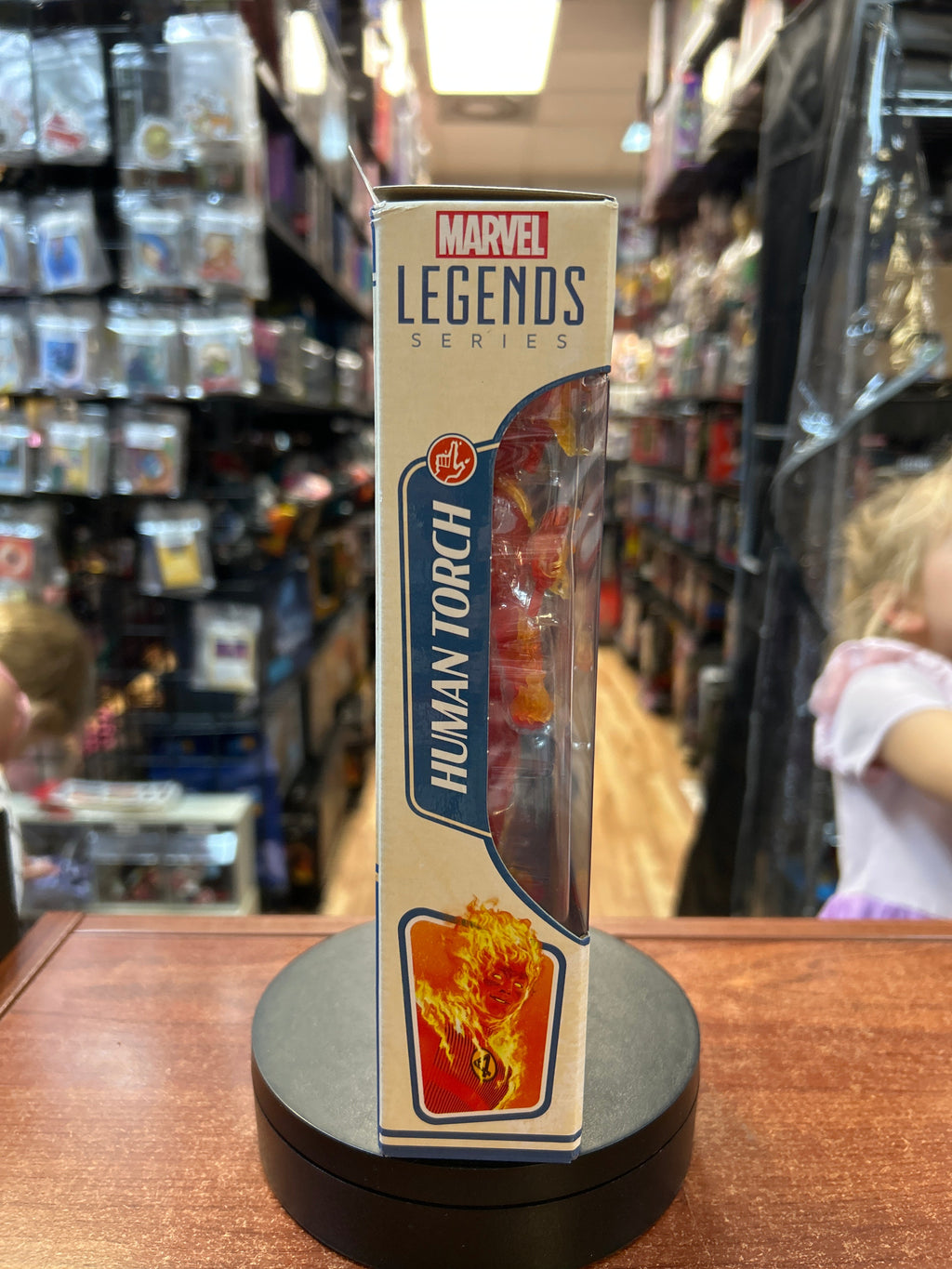 Human Torch -Fantastic Four- (Marvel Legends, Hasbro) **SEALED** product image 2, provided for visual reference and product