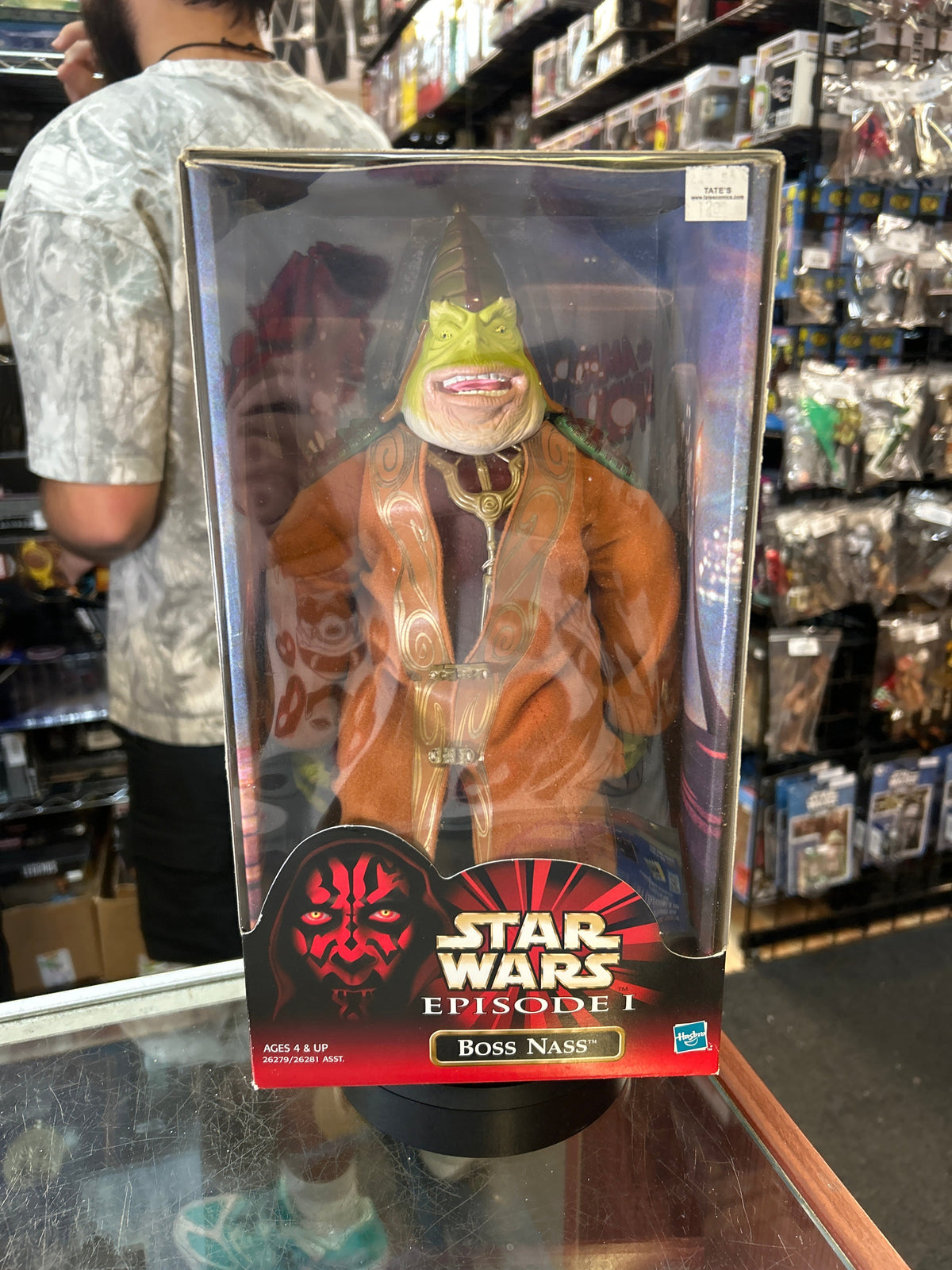 Boss Nass 12" -Episode 1- (Vintage Star Wars, Hasbro) **SEALED** product image 1, provided for visual reference and product
