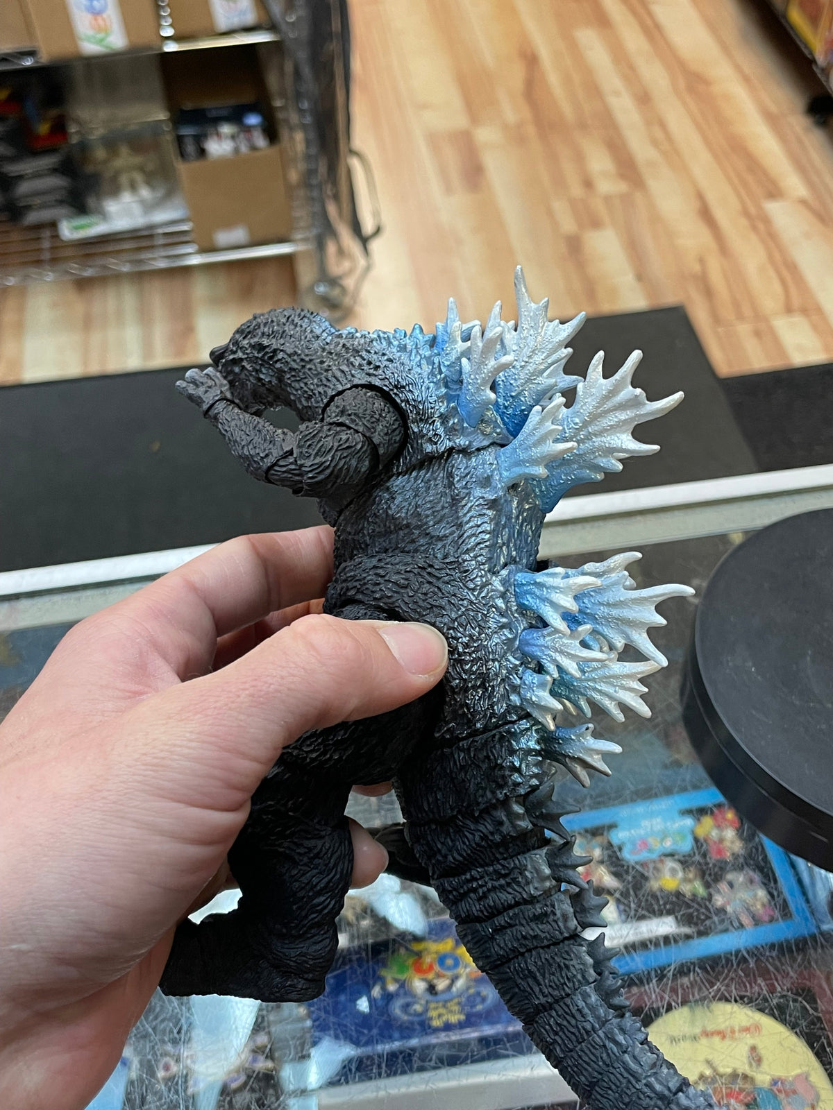 2001 Heat Ray Godzilla (Godzilla SH Monsterarts, Bandai) COMPLETE product image 7, provided for visual reference and product