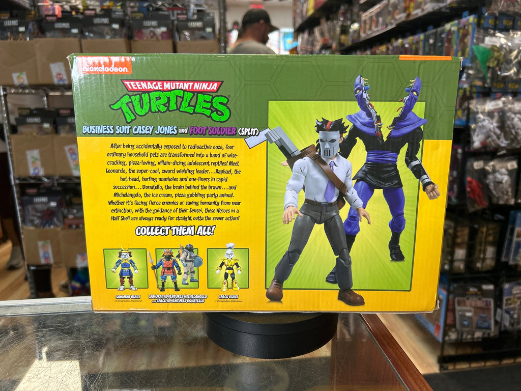 Suit Casey Jones & Foot Soldier (NECA, TMNT Ninja Turles) **SEALED** product image 3, provided for visual reference and