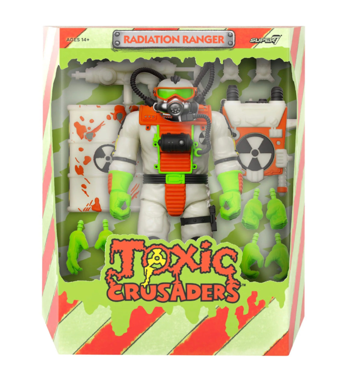 Radiation Ranger GITD (Super7 Ultimates Toxic Crusaders) **NYCC 23** product image 1, provided for visual reference and