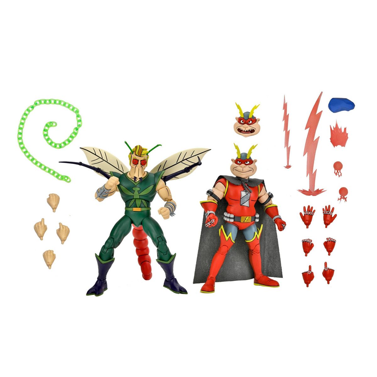 Bugman and Electrozapper (TMNT Ninja Turtles, NECA) product image 2, provided for visual reference and product detail review