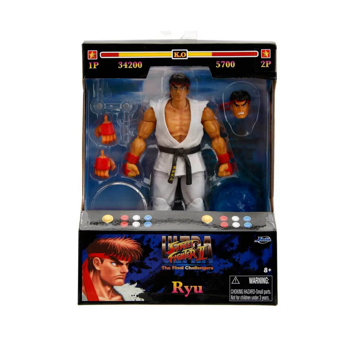 Ryu (Ultra Street Fighter II, Jada Toys) product image 1, provided for visual reference and product detail review