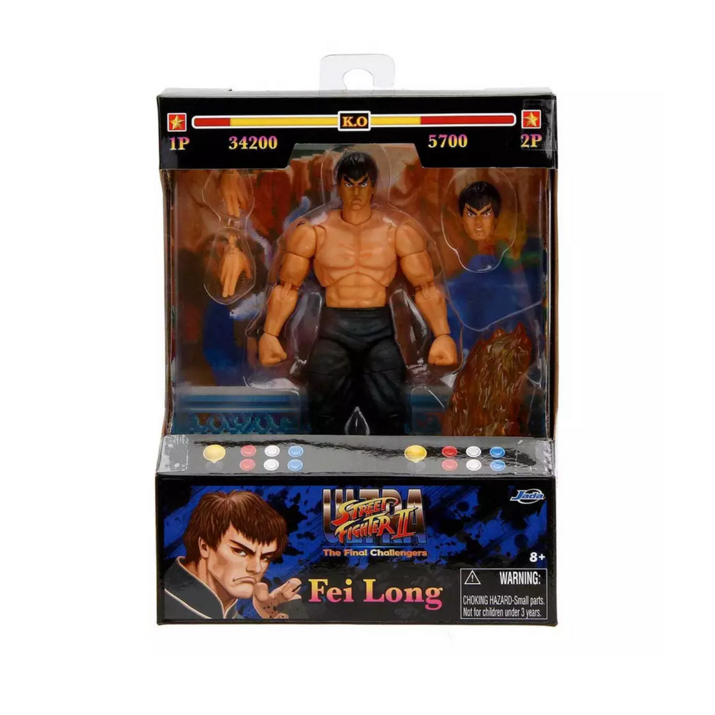 Fei Long (Ultra Street Fighter II, Jada Toys) product image 1, provided for visual reference and product detail review