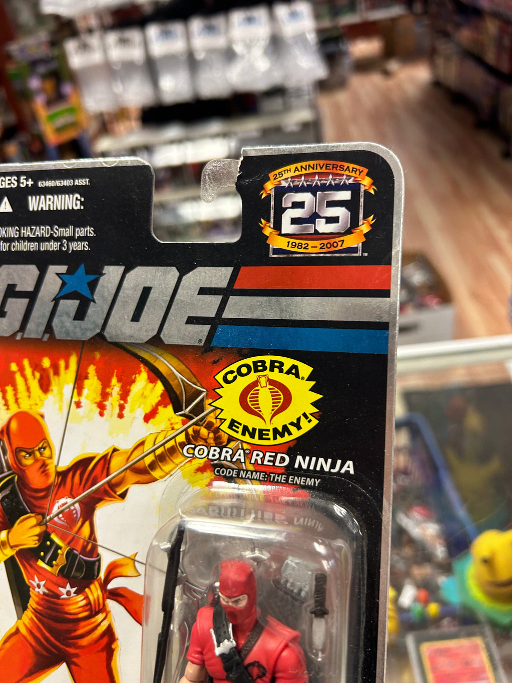 Cobra Red Ninja The Enemy (G.I.Joe 25th Anniversary, Hasbro) product image 3, provided for visual reference and product
