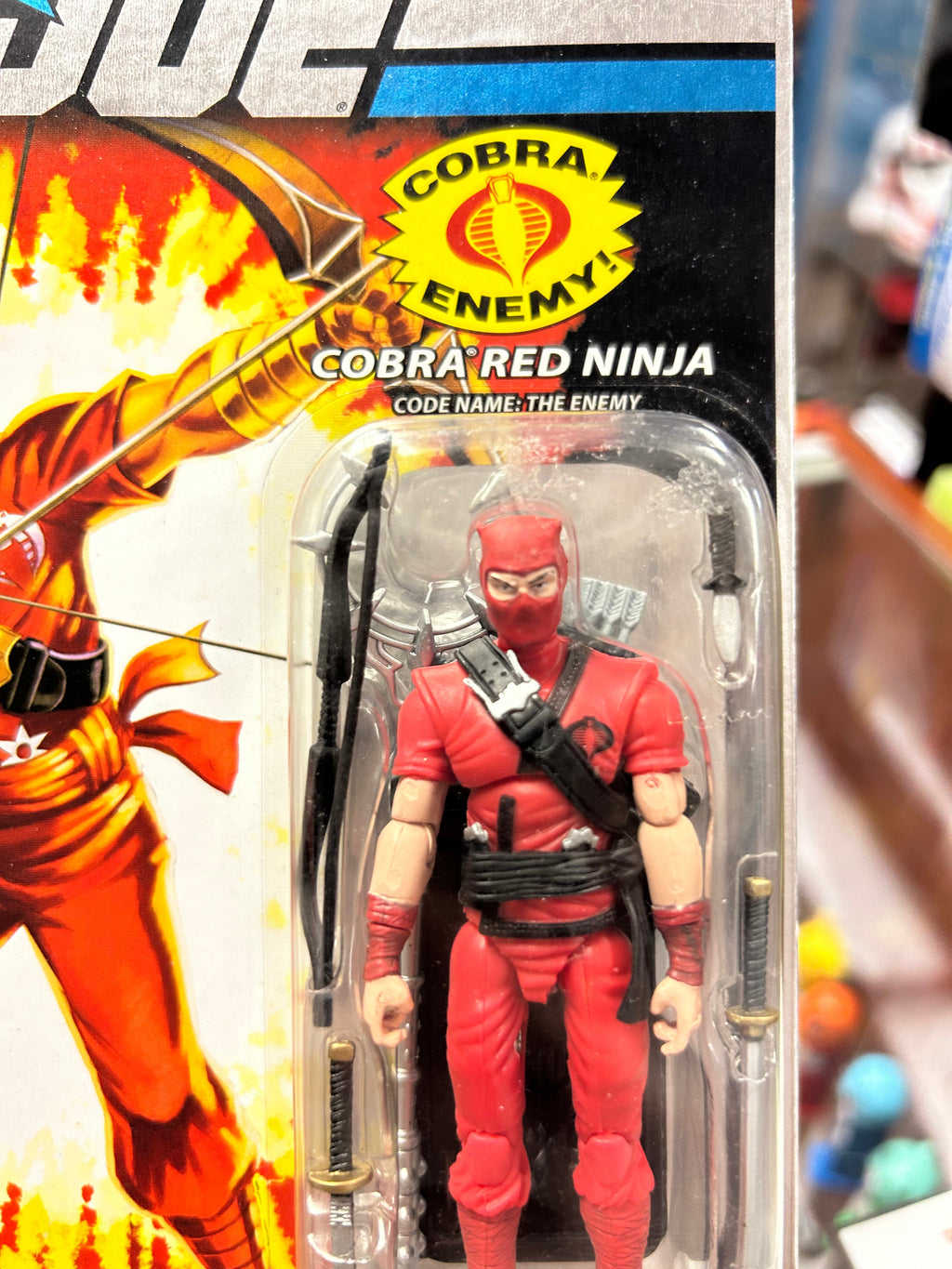 Cobra Red Ninja The Enemy (G.I.Joe 25th Anniversary, Hasbro) product image 4, provided for visual reference and product