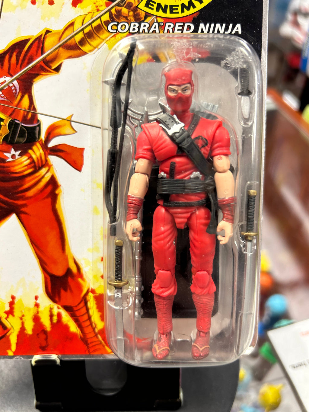 Cobra Red Ninja The Enemy (G.I.Joe 25th Anniversary, Hasbro) product image 5, provided for visual reference and product