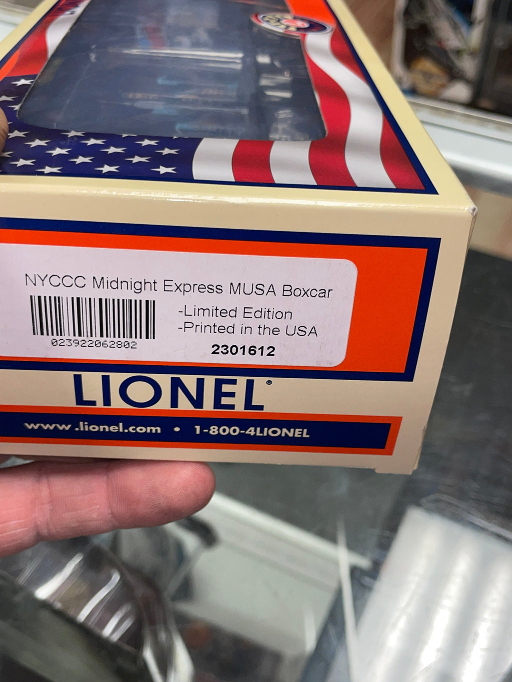 NYCC 23 Midnight Express MUSA Boxcar (Lionel Train, Exclusive) 1 of 50 product image 10, provided for visual reference and