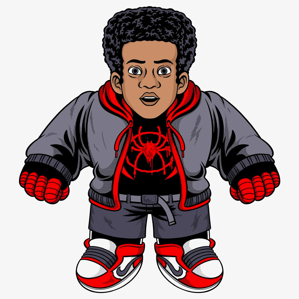 Miles Morales Wrestling Buddy (ToySnobs, Marvel) **NYCC Exclusive** product image 1, provided for visual reference and