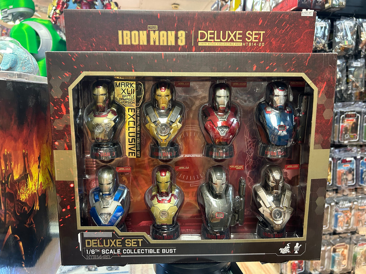 Iron Man 3 Deluxe Set 1/6 Scale Bust (Hot Toys, Collectible Bust) product image 1, provided for visual reference and product