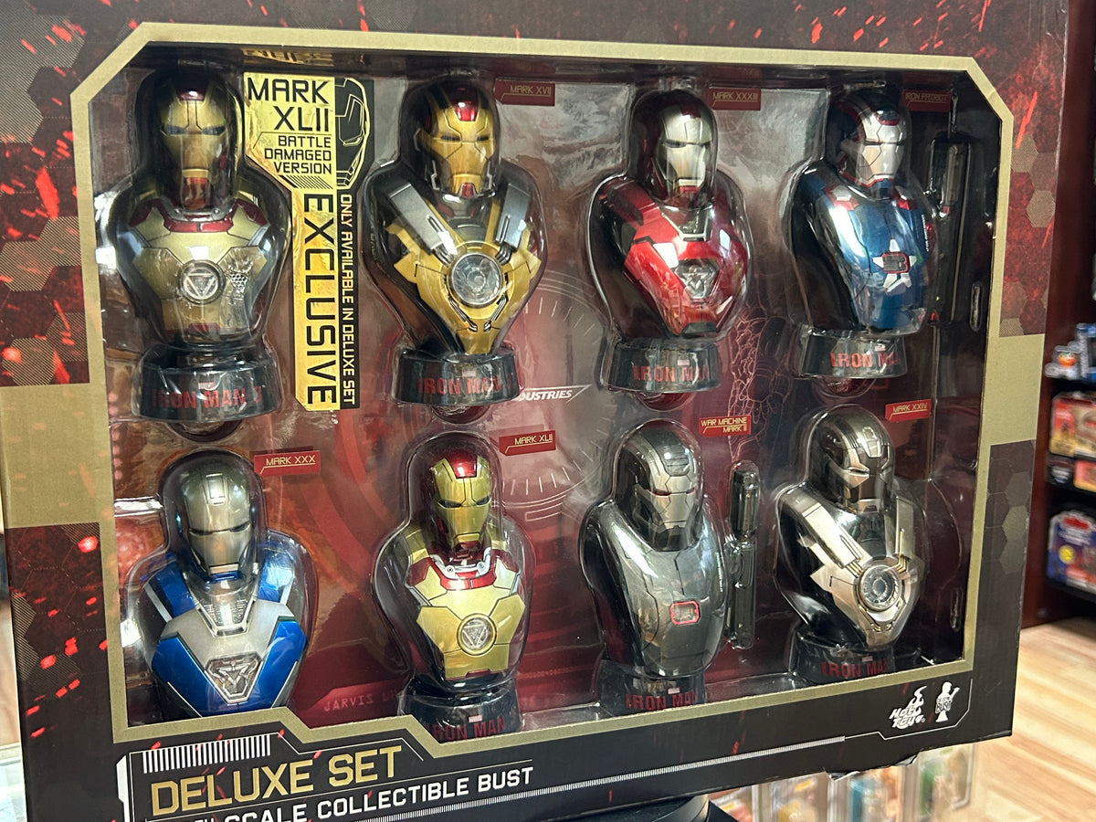 Iron Man 3 Deluxe Set 1/6 Scale Bust (Hot Toys, Collectible Bust) product image 2, provided for visual reference and product