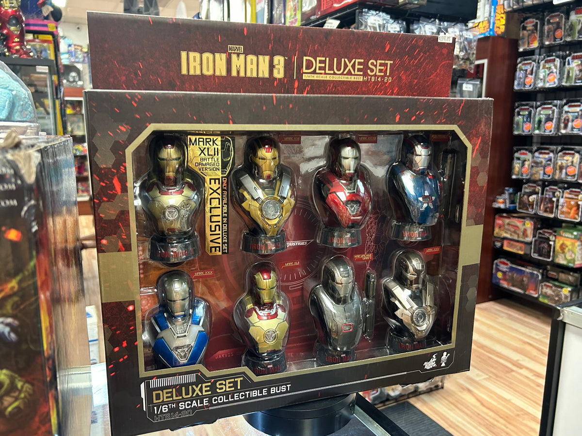 Iron Man 3 Deluxe Set 1/6 Scale Bust (Hot Toys, Collectible Bust) product image 3, provided for visual reference and product