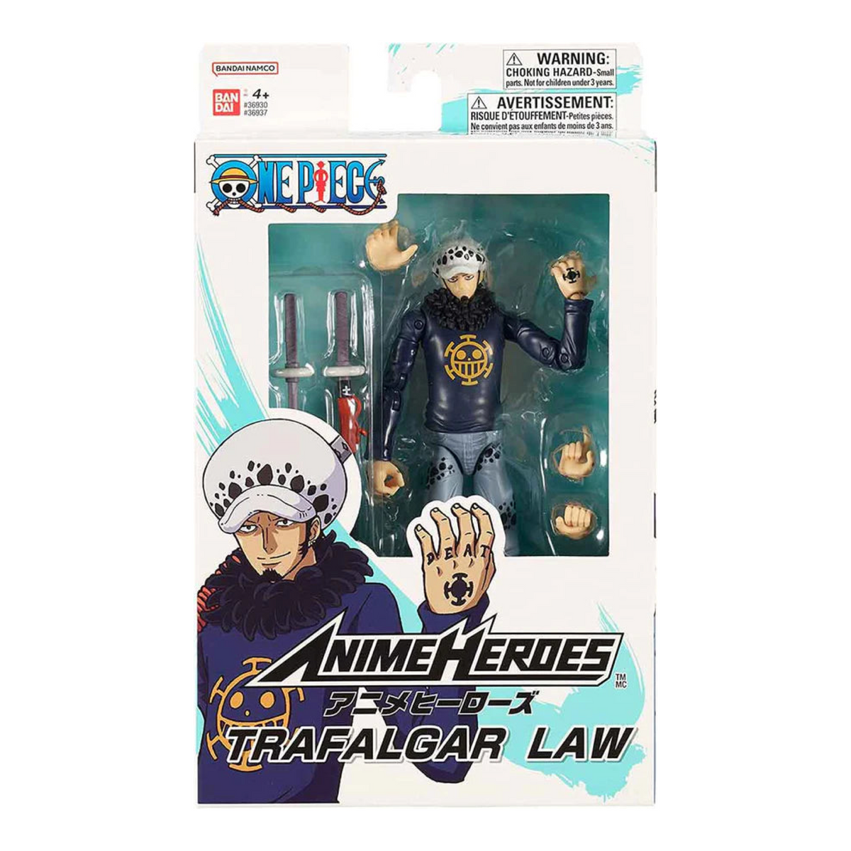 Trafalgar Law (Bandai Anime Heroes, One Piece) product image 1, provided for visual reference and product detail review