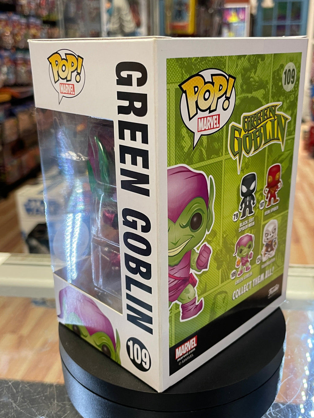 Metallic Green Goblin Chase 109 (Funko Pop! Marvel) product image 5, provided for visual reference and product detail review