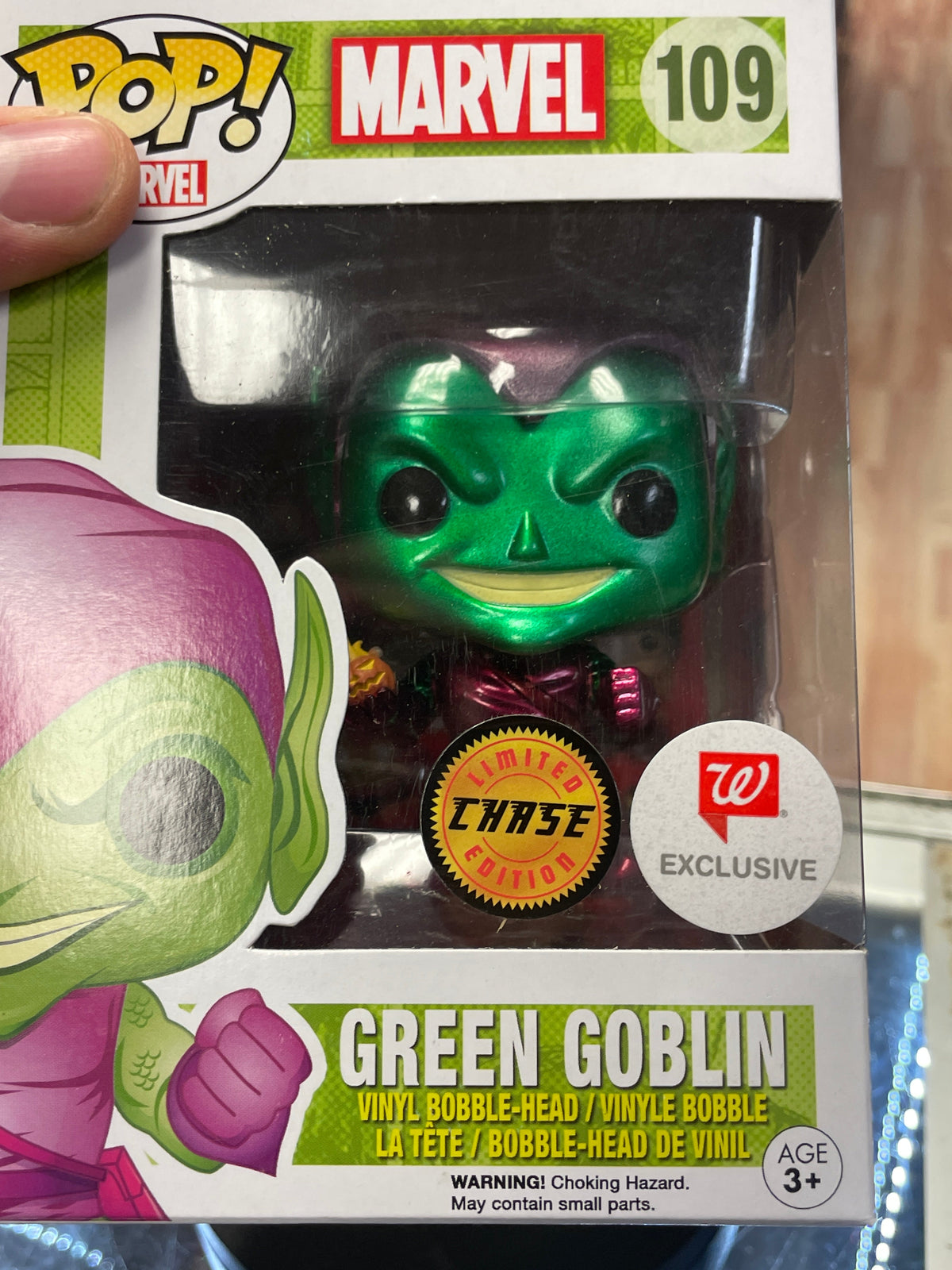 Metallic Green Goblin Chase 109 (Funko Pop! Marvel) product image 7, provided for visual reference and product detail review