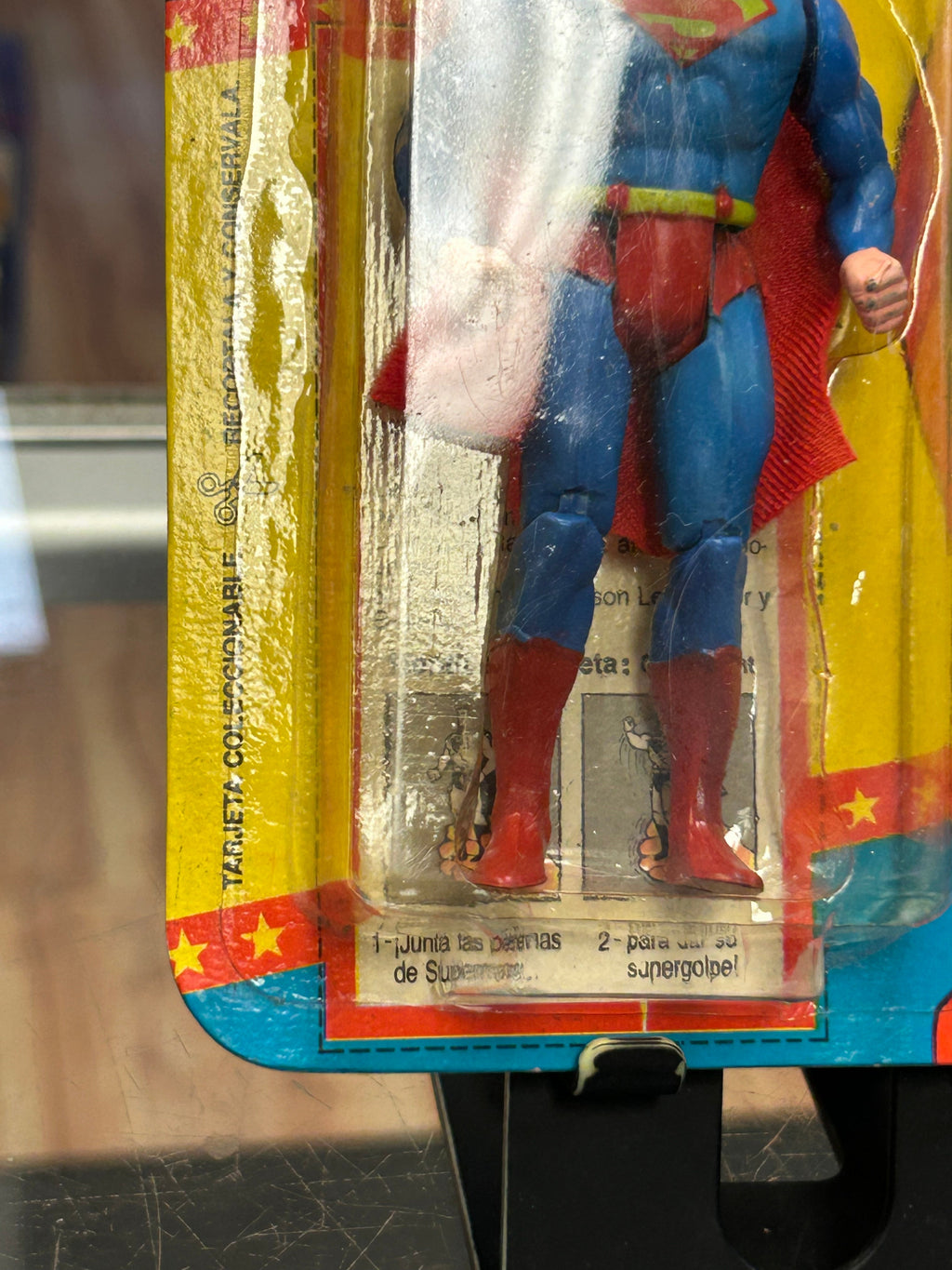 Super Amigos Superman MOC (Vintage Super Powers, Argentina Pacipa) Sealed product image 4, provided for visual reference and