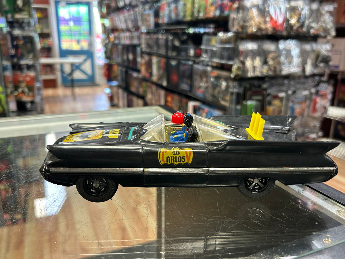 Batmobile Friction Car (Vintage Batman, Argentinian Murcielauto Carlos V) product image 2, provided for visual reference and