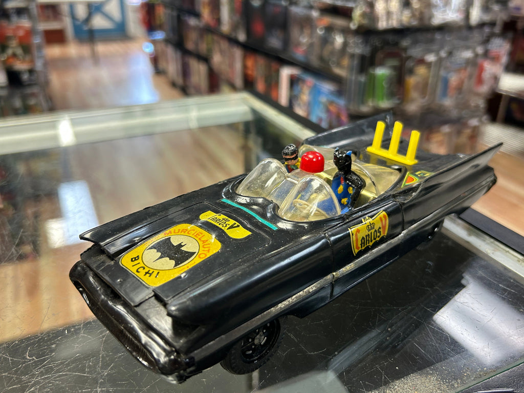 Batmobile Friction Car (Vintage Batman, Argentinian Murcielauto Carlos V) product image 3, provided for visual reference and