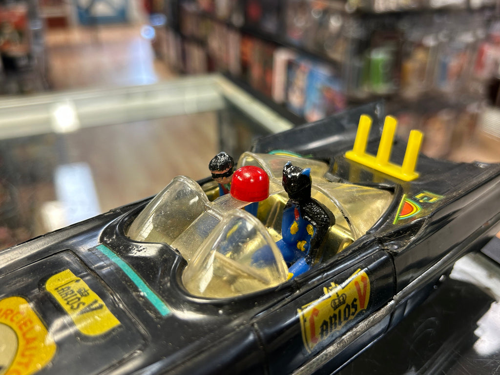Batmobile Friction Car (Vintage Batman, Argentinian Murcielauto Carlos V) product image 4, provided for visual reference and