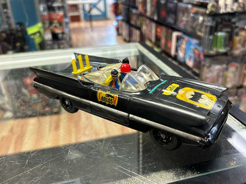 Batmobile Friction Car (Vintage Batman, Argentinian Murcielauto Carlos V) product image 6, provided for visual reference and
