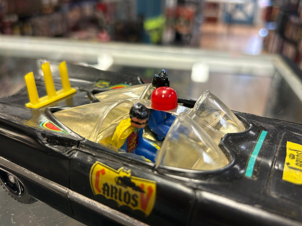 Batmobile Friction Car (Vintage Batman, Argentinian Murcielauto Carlos V) product image 7, provided for visual reference and
