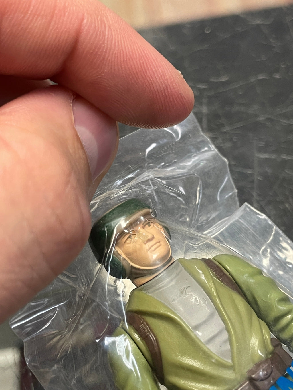 Bagged Painted Face Rebel Commando (Vintage Star Wars, Kenner) Sealed product image 11, provided for visual reference and