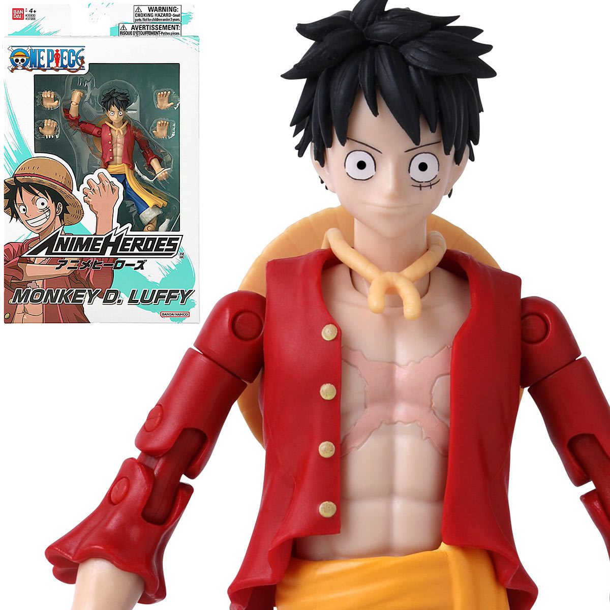 Monkey D Luffy ver 2 (Bandai Anime Heroes, One Piece) product image 2, provided for visual reference and product detail