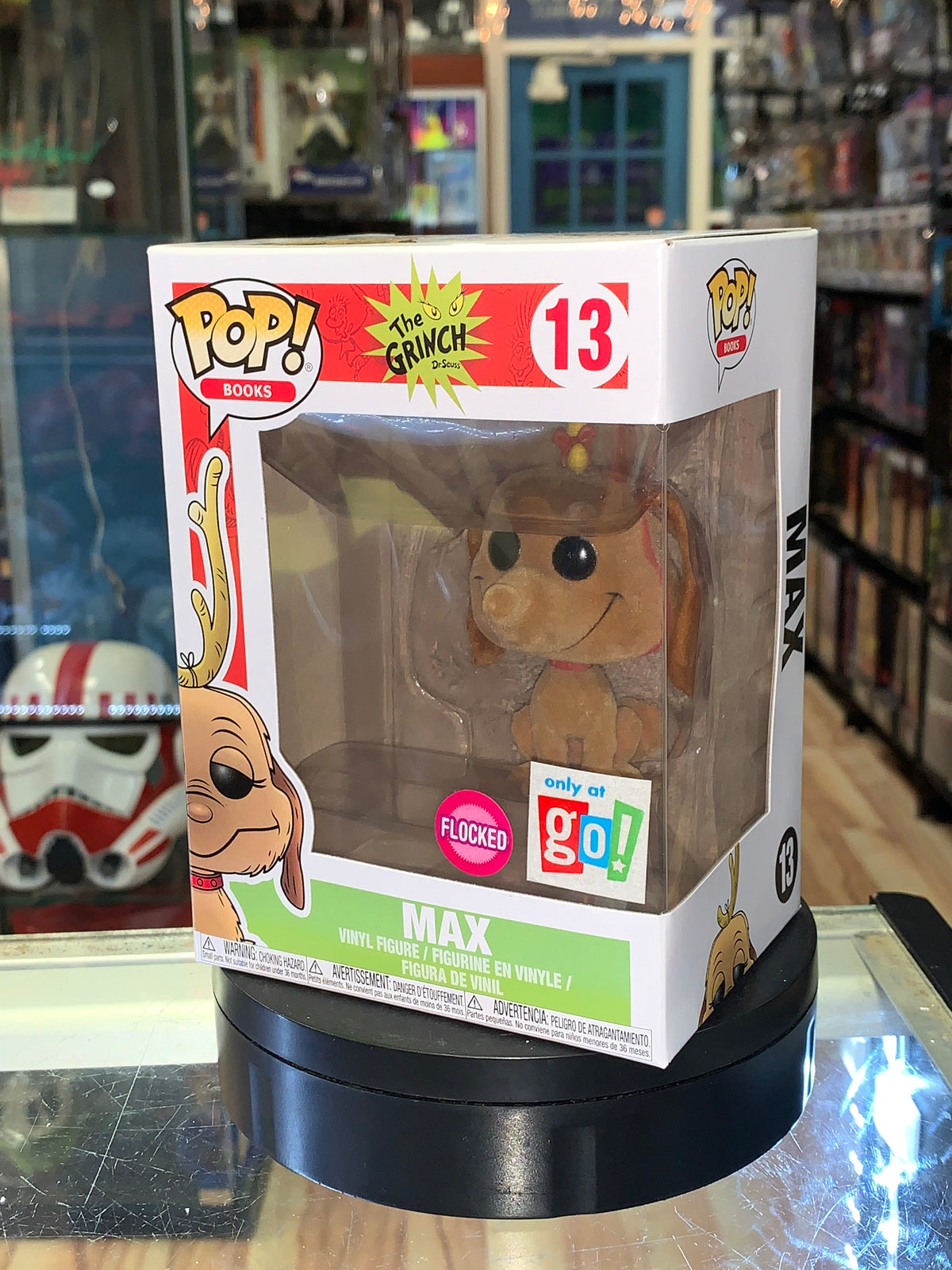 Flocked Max #13 (Funko Pop! Dr Seuss The Grinch) product image 2, provided for visual reference and product detail review