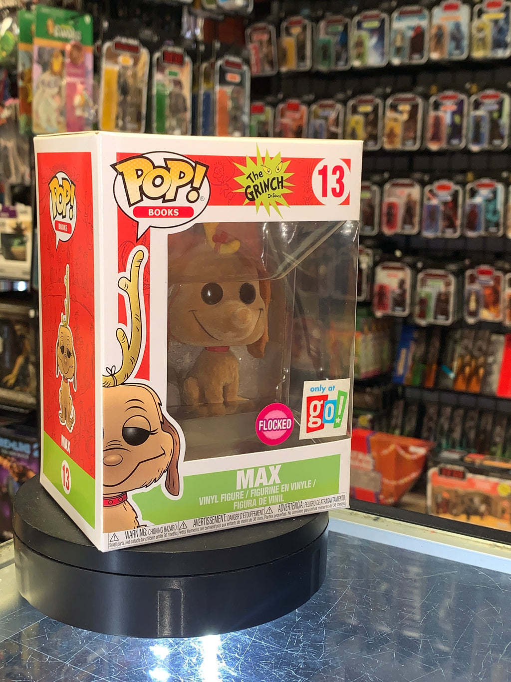 Flocked Max #13 (Funko Pop! Dr Seuss The Grinch) product image 3, provided for visual reference and product detail review