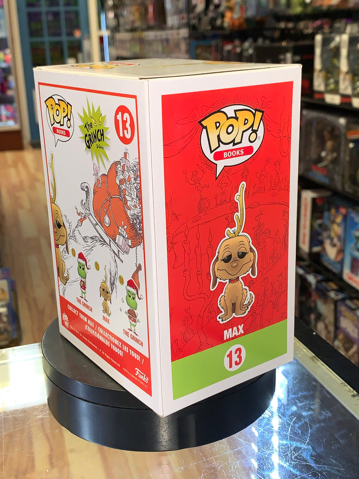 Flocked Max #13 (Funko Pop! Dr Seuss The Grinch) product image 5, provided for visual reference and product detail review