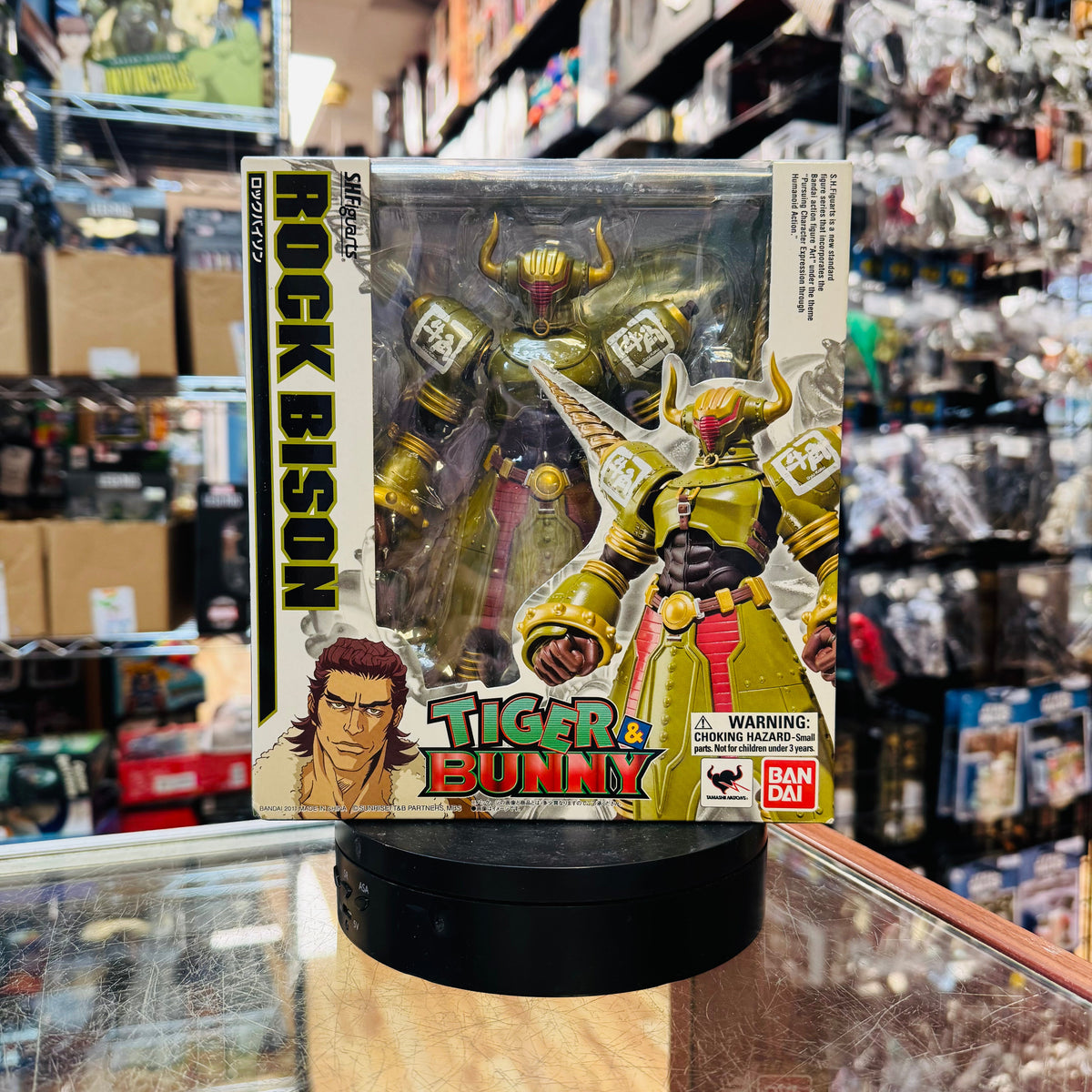 Rock Bison (Tiger & Bunny, Bandai SH Figuarts) *SEALED* product image 1, provided for visual reference and product detail