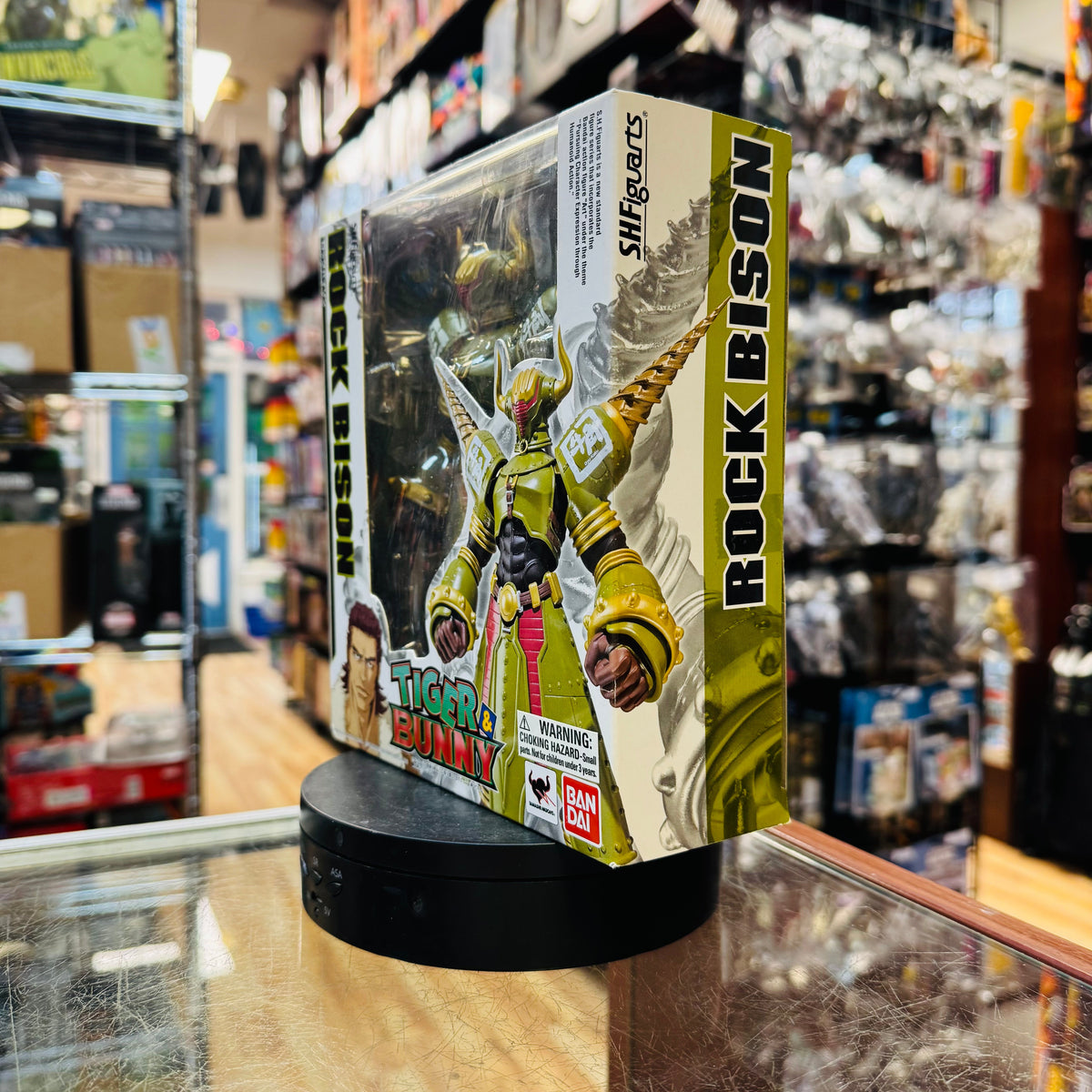 Rock Bison (Tiger & Bunny, Bandai SH Figuarts) *SEALED* product image 2, provided for visual reference and product detail