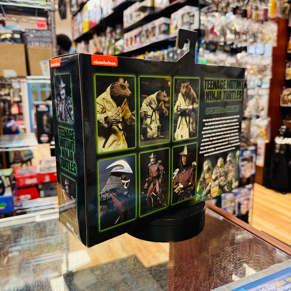 Splinter & Shredder (TMNT Ninja Turtles, NECA) *SEALED* product image 3, provided for visual reference and product detail