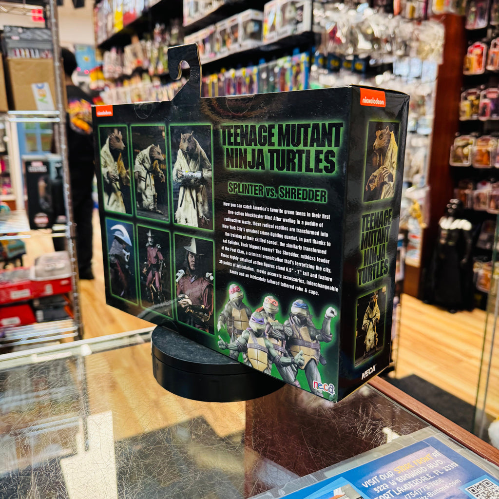 Splinter & Shredder (TMNT Ninja Turtles, NECA) *SEALED* product image 4, provided for visual reference and product detail