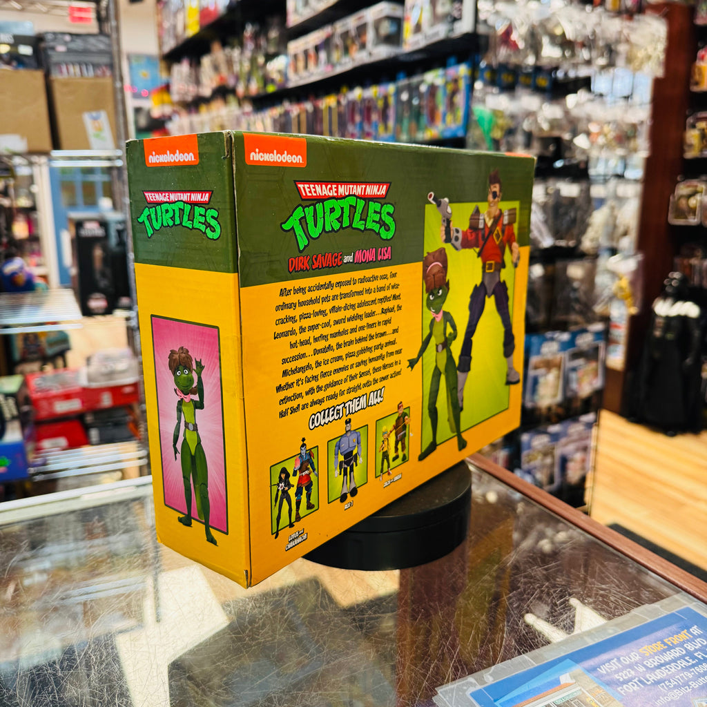 Dirk Savage & Mona Lisa (TMNT Ninja Turtles, NECA) *SEALED* product image 3, provided for visual reference and product
