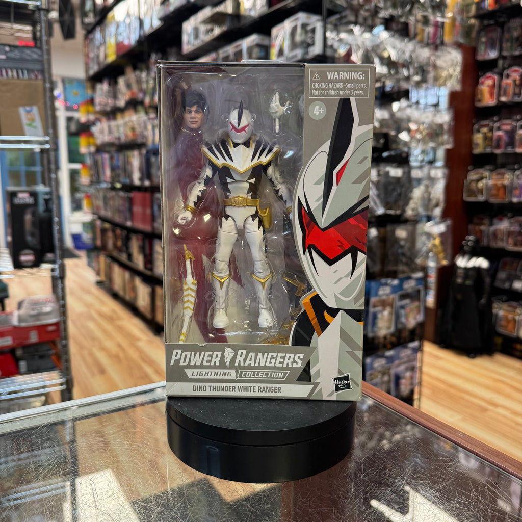 Dino Thunder White Ranger (MMPR Lightning Collection, Hasbro) *SEALED* product image 1, provided for visual reference and