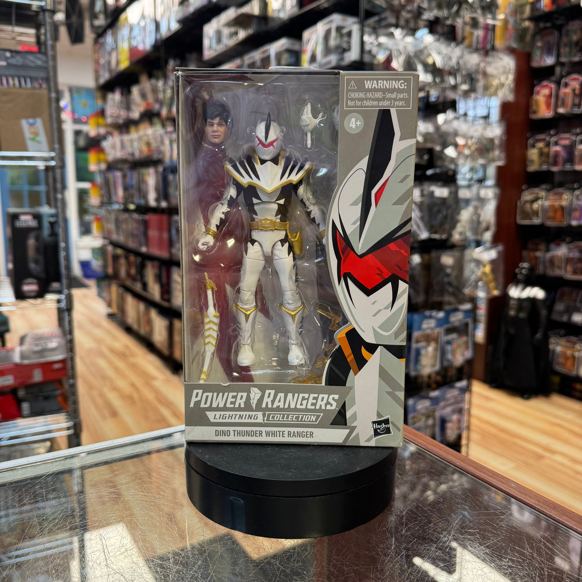 Dino Thunder White Ranger (MMPR Lightning Collection, Hasbro) *SEALED* product image 1, provided for visual reference and