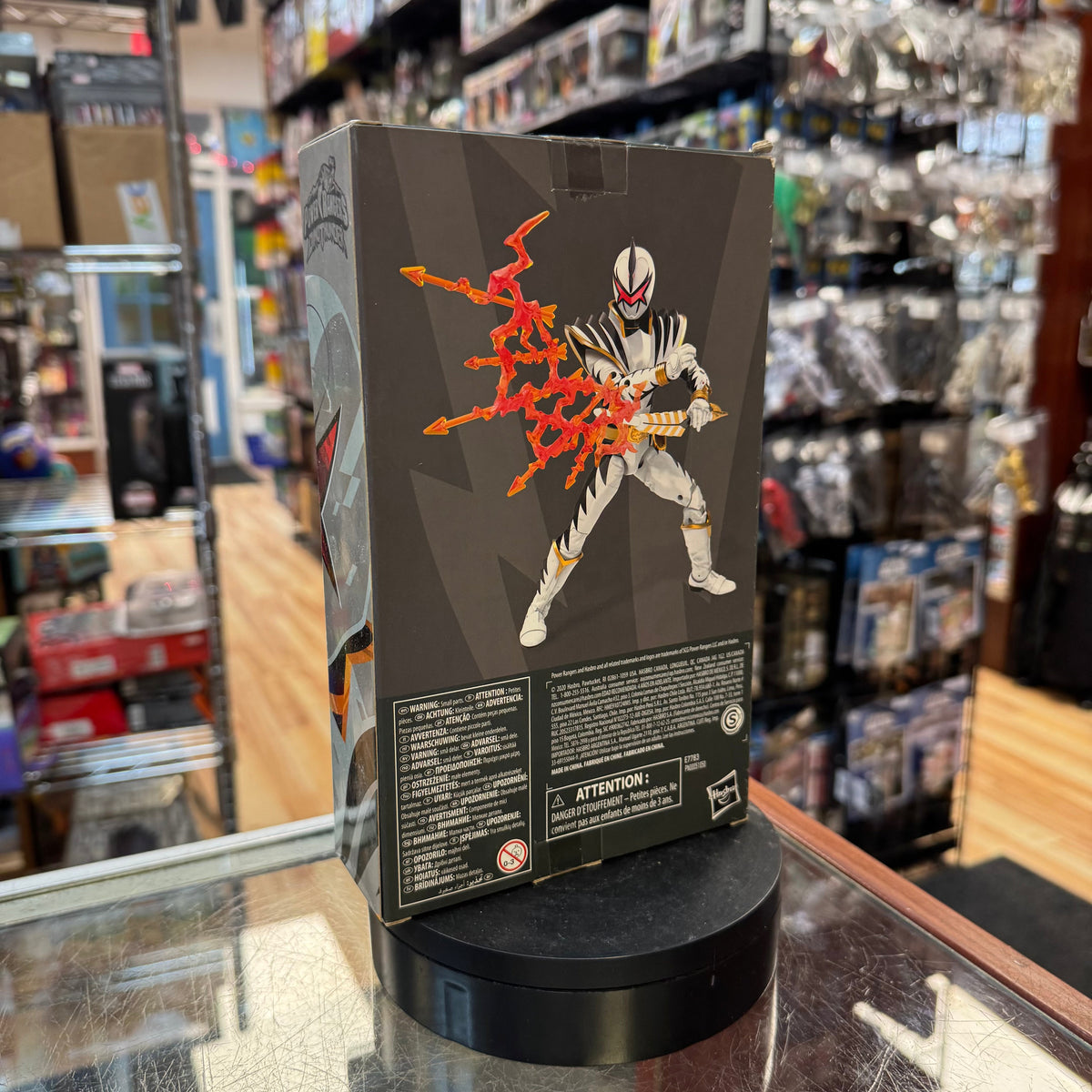 Dino Thunder White Ranger (MMPR Lightning Collection, Hasbro) *SEALED* product image 3, provided for visual reference and