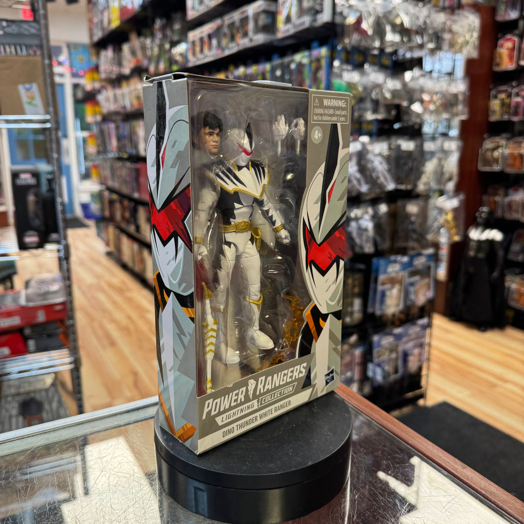 Dino Thunder White Ranger (MMPR Lightning Collection, Hasbro) *SEALED* product image 5, provided for visual reference and