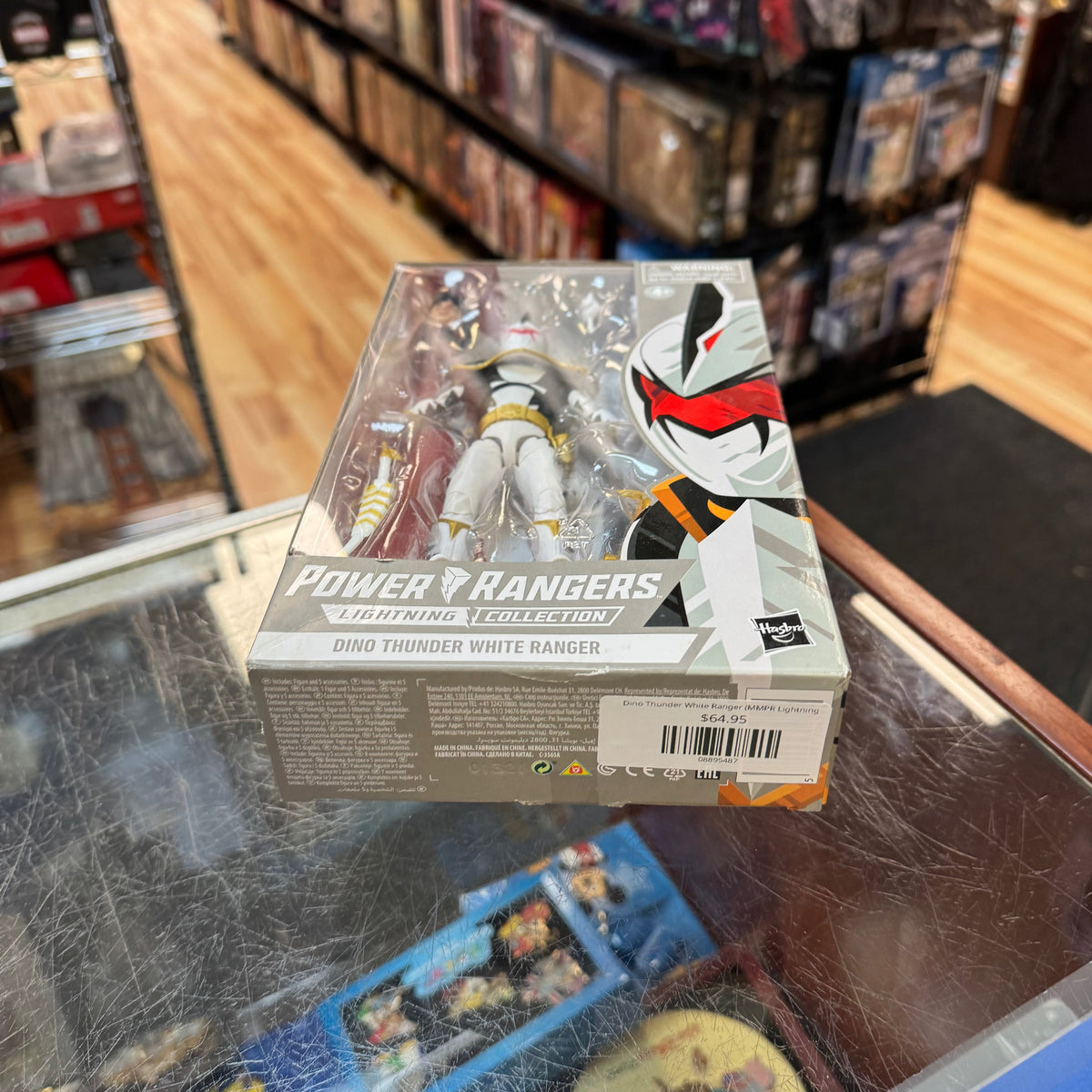 Dino Thunder White Ranger (MMPR Lightning Collection, Hasbro) *SEALED* product image 6, provided for visual reference and
